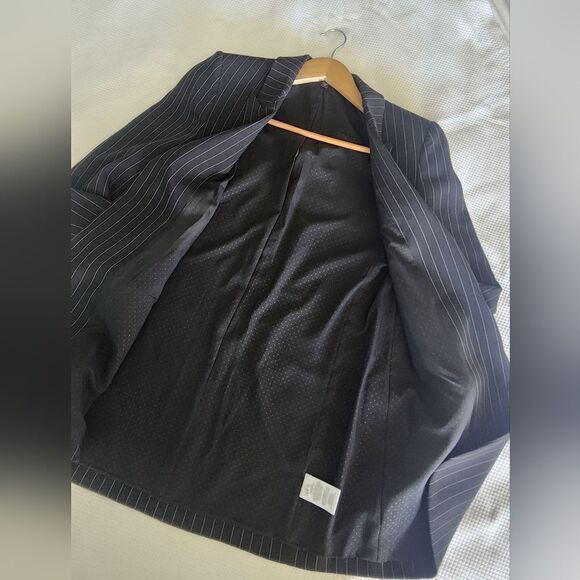 Express button front blazer sport jacket minimalist contemporary - Picture 16 of 16